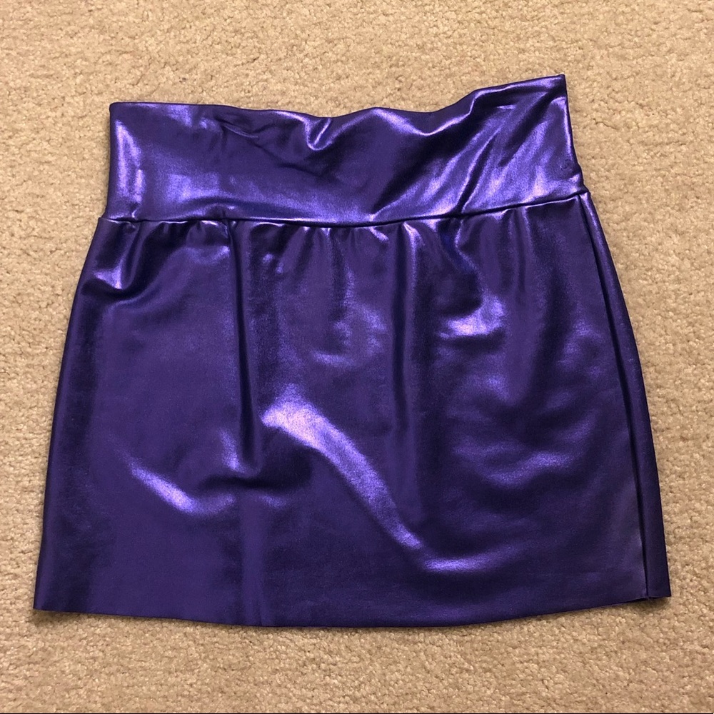 American Apparel metallic mini skirt